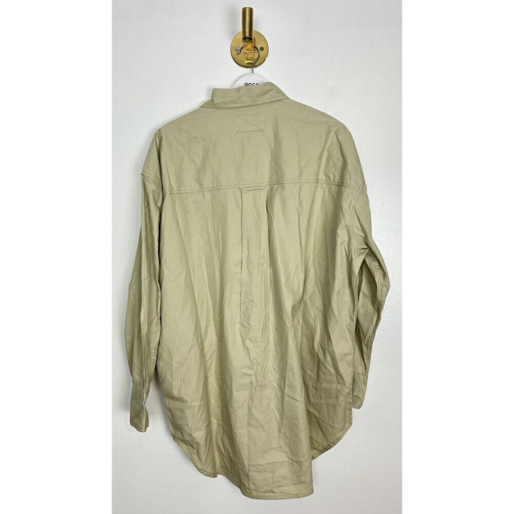 FREE PEOPLE Freddie Shirt in Castle Wall Size Medium - Picture 6 of 10